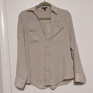 Express button down blouse